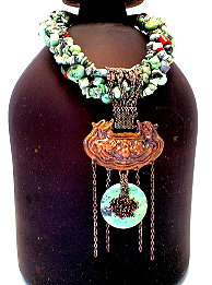 tibetan dreams necklace antique